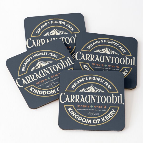 Item preview, Carrauntoohil Ireland Mountain Badge | European Heritage Series_ Heritage Classic Palette-DBG designed and sold by N72 Heritage.