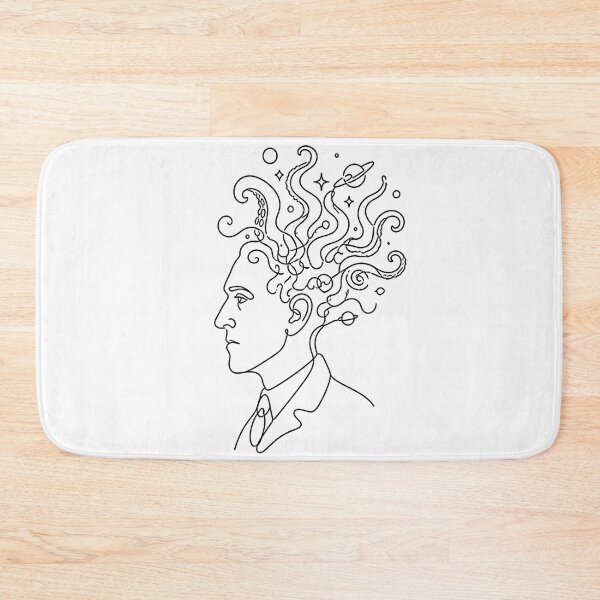 Item preview, H.P. Lovecraft Cosmic Mind with Tentacle Thoughts designed and sold by Fenay Designs.