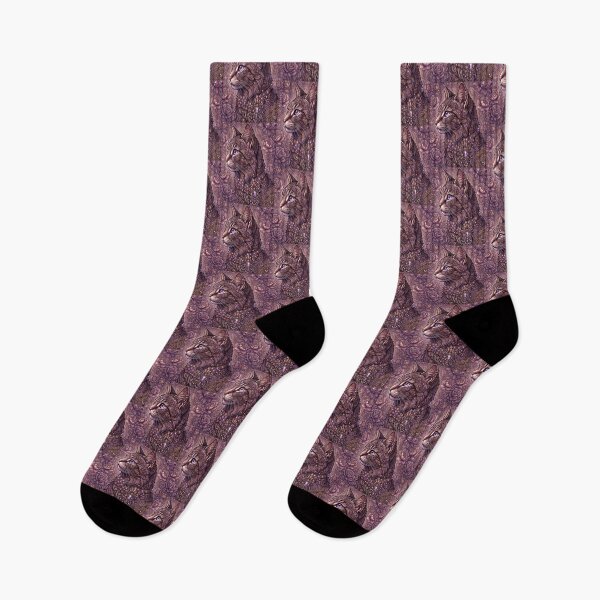 Item preview, Mystic Purple Mandala Cat Ornate Floral Feline Art designed and sold by Mindworx21.
