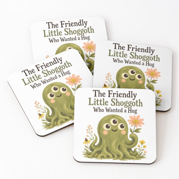 Item preview, H.P. Lovecraft Friendly Little Shoggoth Wants a Hug designed and sold by Fenay Designs.