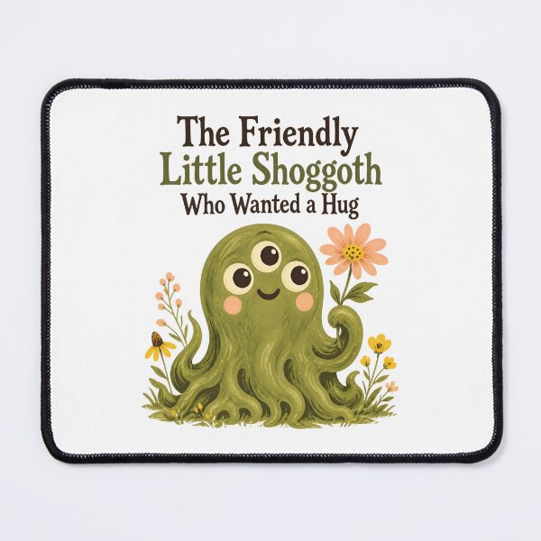 Item preview, H.P. Lovecraft Friendly Little Shoggoth Wants a Hug designed and sold by Fenay Designs.