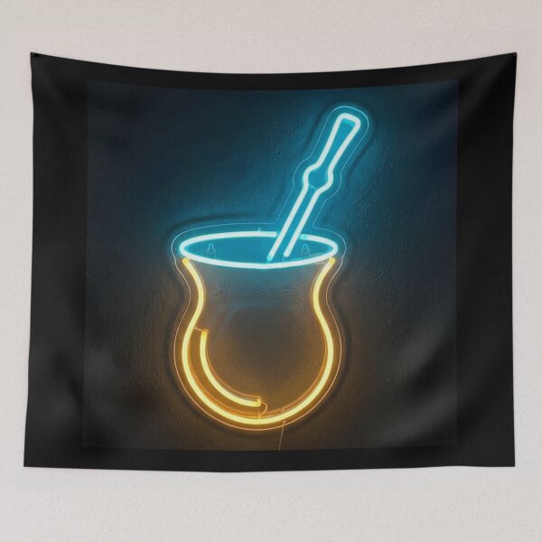 Item preview, Neon Chimarrao Yerba Mate Sign Gaucho Pampa Aesthetic Art designed and sold by Sulco Design.
