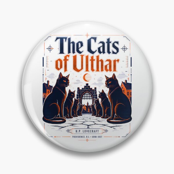 Item preview, H.P. Lovecraft Cats of Ulthar Neon Night Gathering designed and sold by Fenay Designs.