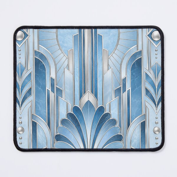 Item preview, Icy Blue Neo Deco Geometry designed and sold by TrendPulseCo.