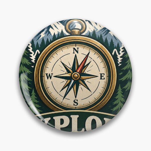 Item preview, Explore More Travel Adventure Compass Sticker designed and sold by smart-finds.