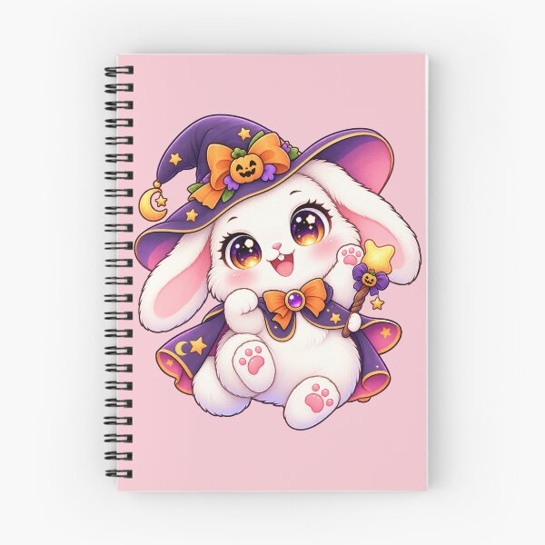 Item preview, Kawaii Witch Bunny Sticker Art – Cute Chibi Halloween Illustration designed and sold by MagicMakerPh.