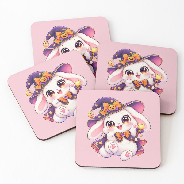 Item preview, Kawaii Witch Bunny Sticker Art – Cute Chibi Halloween Illustration designed and sold by MagicMakerPh.