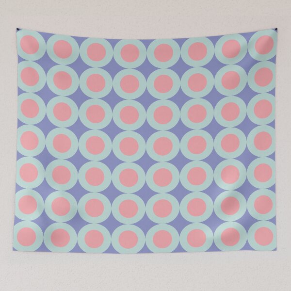 Item preview, Retro Pastel Concentric Circle Seamless Pattern Background designed and sold by prapapon.