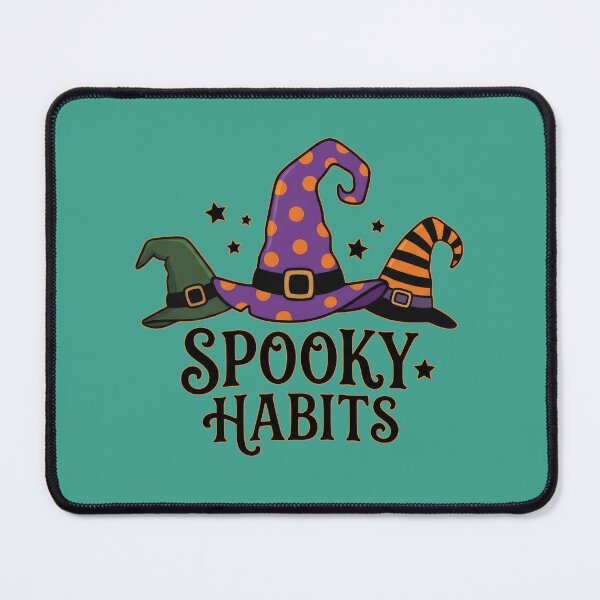 Item preview, Hábitos espeluznantes - Diseño de sombrero de bruja para Halloween designed and sold by TontikDesign.