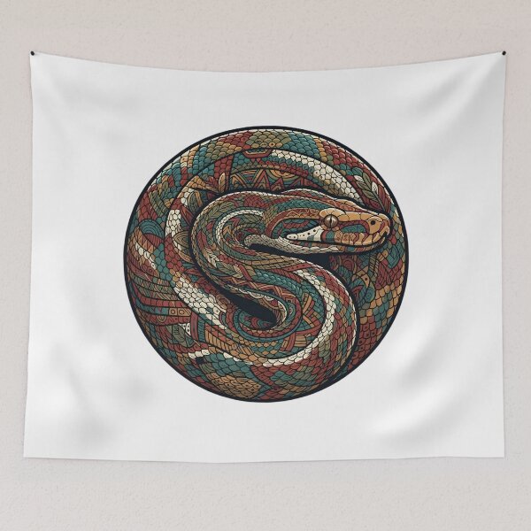 Item preview, Blood python ​Boho Aesthetic Art Print & Sticker designed and sold by BS Creations.