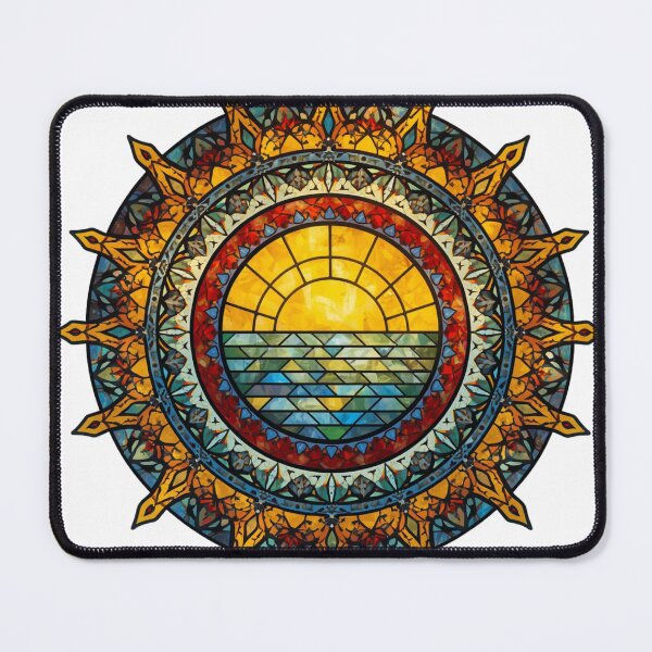Item preview, Stained Glass Sun designed and sold by catcurio.