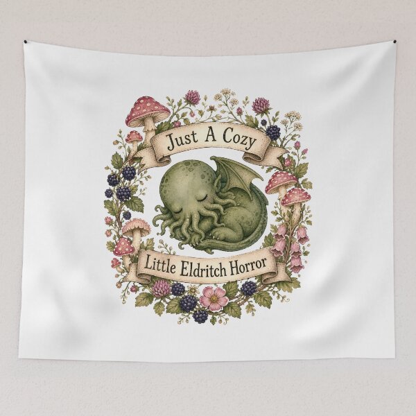 Item preview, H.P. Lovecraft Cozy Little Eldritch Horror designed and sold by Fenay Designs.