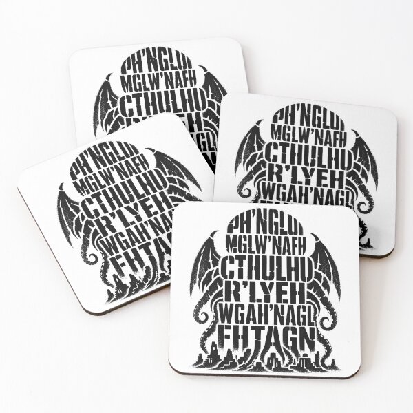 Item preview, The Call of Cthulhu: R'lyeh Incantation Typography designed and sold by Fenay Designs.