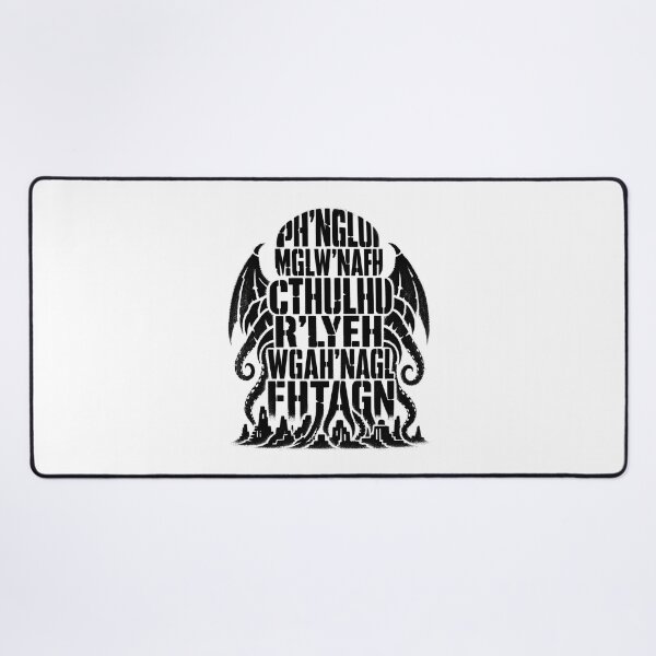 Item preview, The Call of Cthulhu: R'lyeh Incantation Typography designed and sold by Fenay Designs.