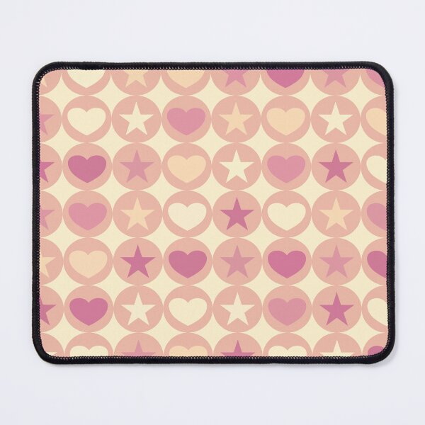 Item preview, Seamless Pastel Hearts and Stars in Circles Vector Pattern designed and sold by prapapon.