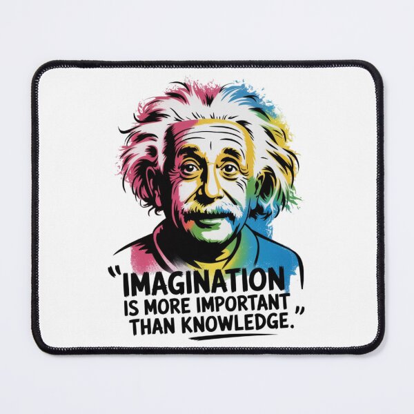 Item preview, Banksy - Imagination is more important than knowledge designed and sold by 123ks.