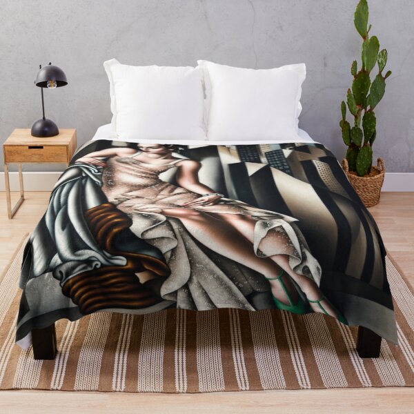 Item preview, Art Deco Wall Art, Portrait of Madame Allan Bott, Tamara de Lempicka Glamour Print designed and sold by RickE.