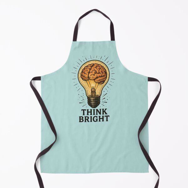 Item preview, Think Bright Brain Light Bulb designed and sold by MarCinu Art.