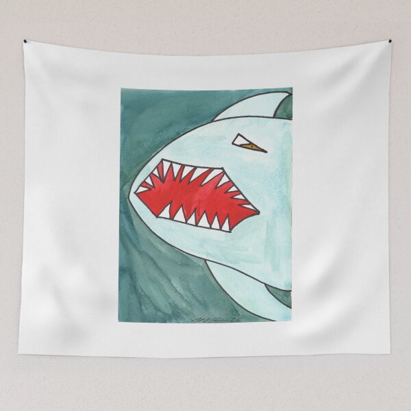 Item preview, Alien World, Shark, Alien Welt, Hai designed and sold by Anke‘s Bazaar.