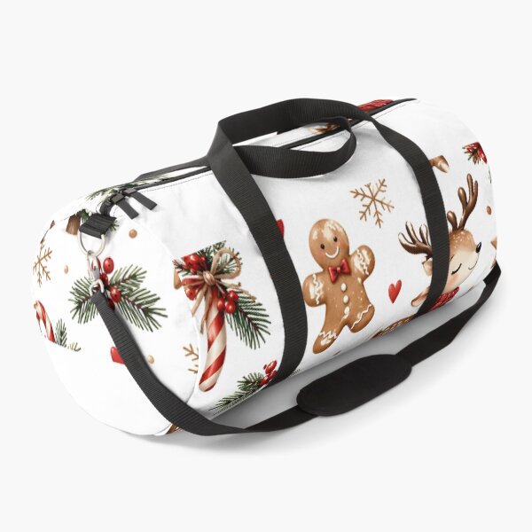 Item preview, Cute reindeer and gingerbread man Christmas pattern designed and sold by Fotografin1981.