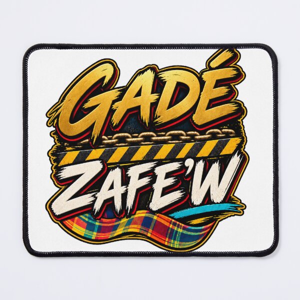 Item preview, GADÉ ZAFÈ’W — Mind Your Business in Saint Lucian Kwéyòl designed and sold by CaribChroma.