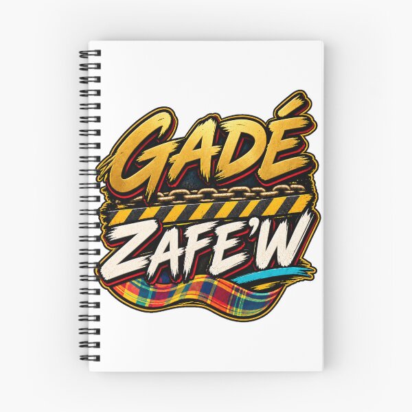 Item preview, GADÉ ZAFÈ’W — Mind Your Business in Saint Lucian Kwéyòl designed and sold by CaribChroma.