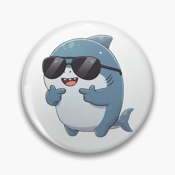 Item preview, Cool Shark Finger Guns designed and sold by Nature's Chibis.