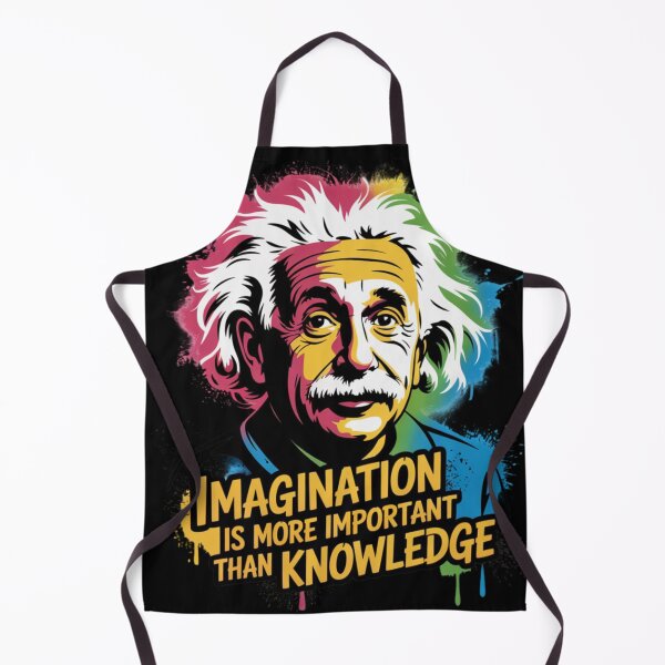 Item preview, Albert Einstein - Imagination is more important than knowledge designed and sold by 123ks.