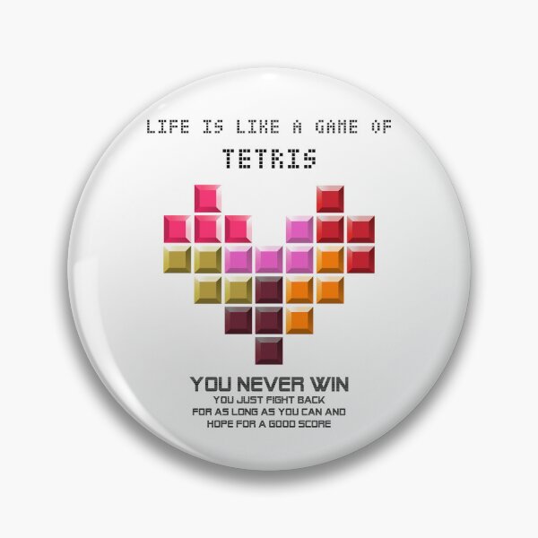 Item preview, life is like tetris designed and sold by gh30rgh3.