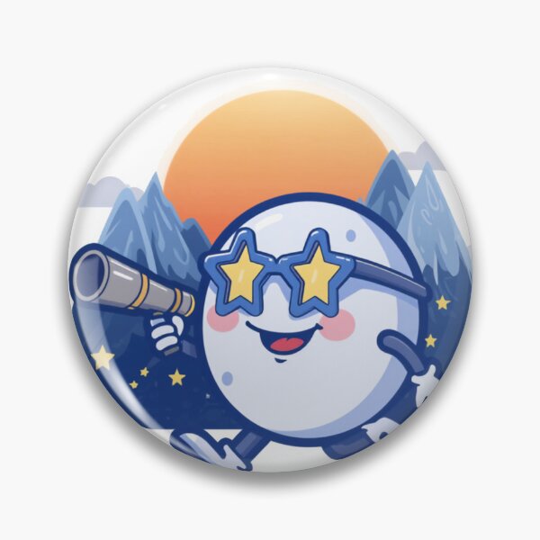 Item preview, Cute Moon Character Star Sunglasses Hiking Adventure Cartoon designed and sold by @SHINTOSARTSTORE.