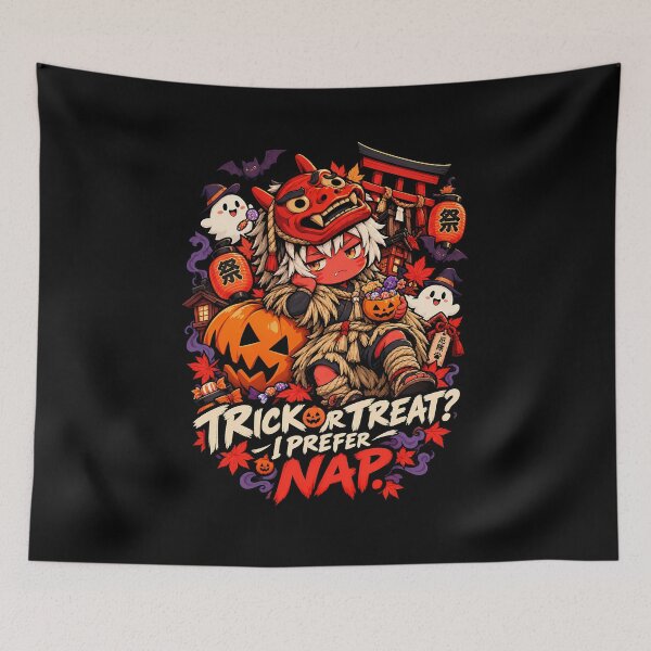 Item preview, Lazy Namahage Demon Japanese Halloween Trick Or Treat Humor designed and sold by Tong4130.
