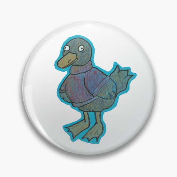 Item preview, Sorry Won't Human - Funny Duck in Sweater designed and sold by SugarMoonDrop.