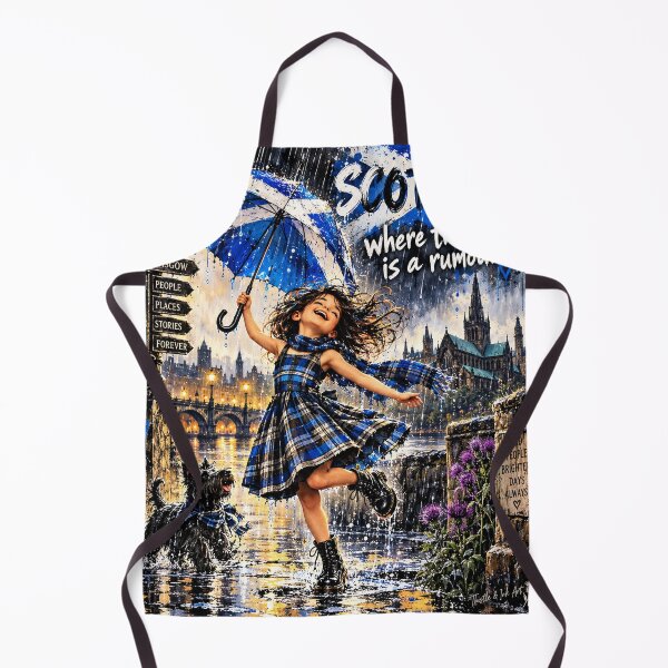 Item preview, Scotland – Where the Sun Is a Rumour | Funny Scottish Rain Art designed and sold by Thistleinkart.