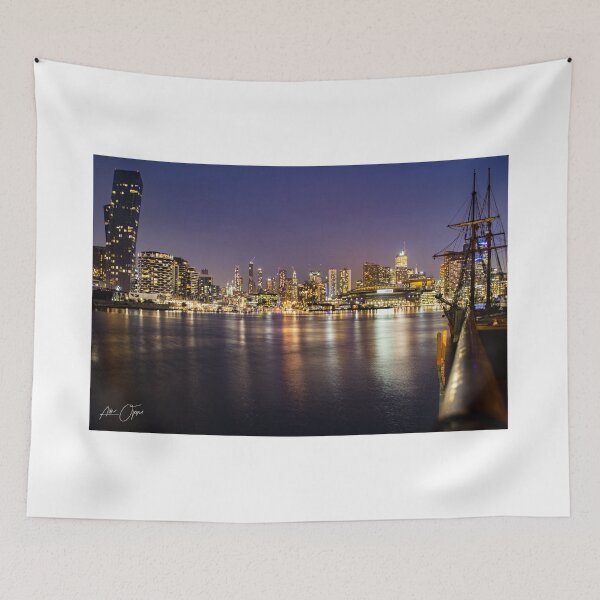 Item preview, Docklands night designed and sold by Aiin Ojani.