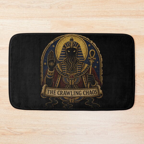 Item preview, H.P. Lovecraft The Crawling Chaos Egyptian Mosaic designed and sold by Fenay Designs.