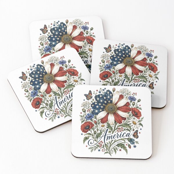 Item preview, America 250th Anniversary Patriotic Wildflower – 1776-2026 designed and sold by WILLIAMS-BR.