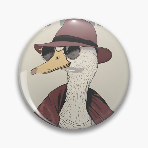 Item preview, Everything Is Fine Funny Duck Retro Vintage Aesthetic Design designed and sold by BlackSyeth.