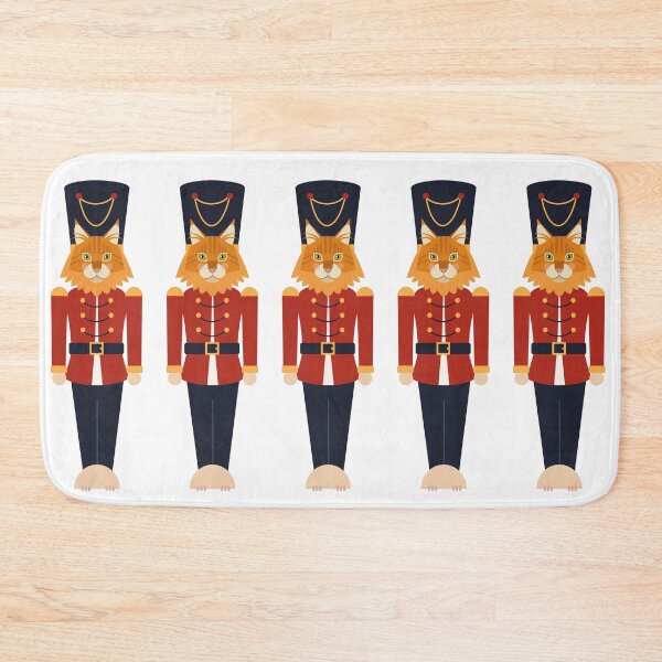 Item preview, Christmas Nutcracker Red Cat pattern designed and sold by Qualali Studio.