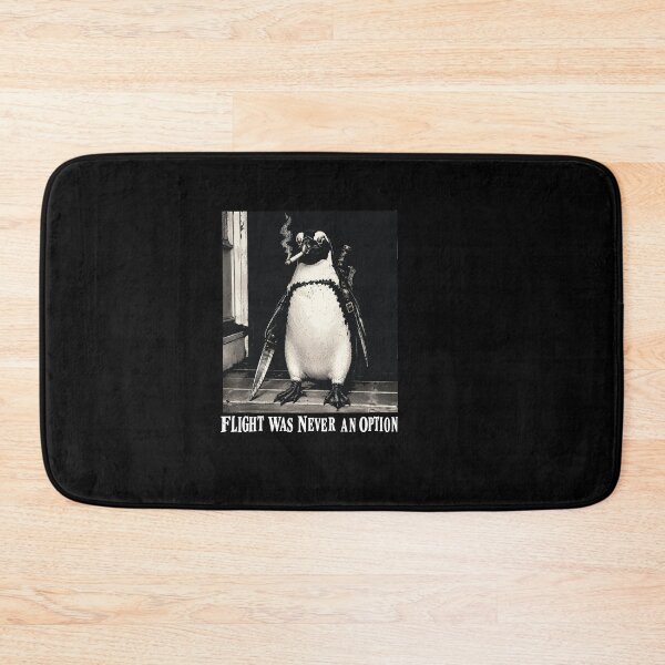 Item preview, Flight was Never an Option Penguin Smoking Funny Bird Meme designed and sold by BornBorn.