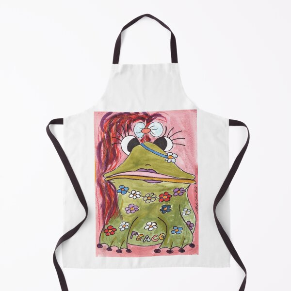 Item preview, Frogs, Frösche, Flower Power designed and sold by Anke‘s Bazaar.