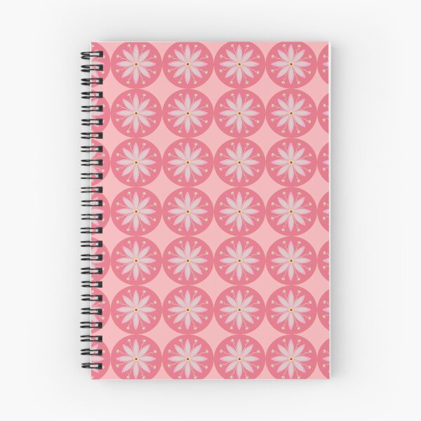 Item preview, Seamless Pink Floral Scalloped Circle Vector Pattern designed and sold by prapapon.