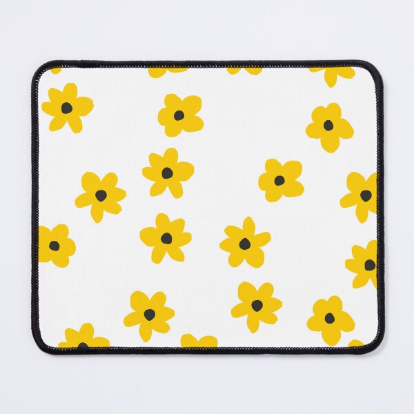 Item preview, Cute yellow Daisy Pattern on Black designed and sold by การออกแบบคิงซาคาอิ.