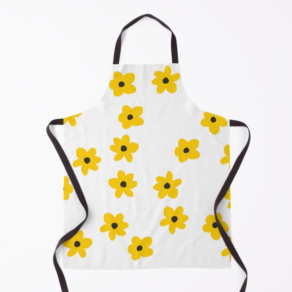 Item preview, Cute yellow Daisy Pattern on Black  designed and sold by การออกแบบคิงซาคาอิ.
