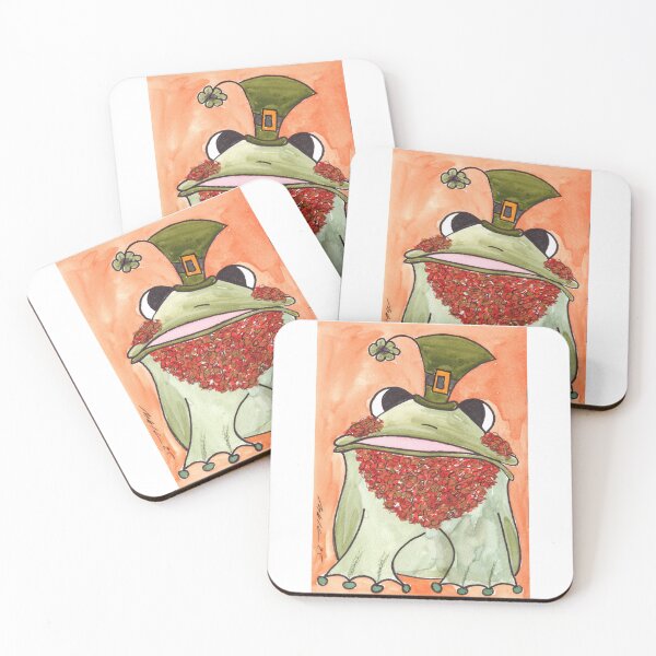 Item preview, Frogs, Frösche, Leprechaun designed and sold by Anke‘s Bazaar.