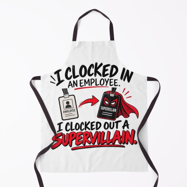 Item preview, Clocked In Employee Clocked Out Supervillain Work Humor designed and sold by NoeValdric.