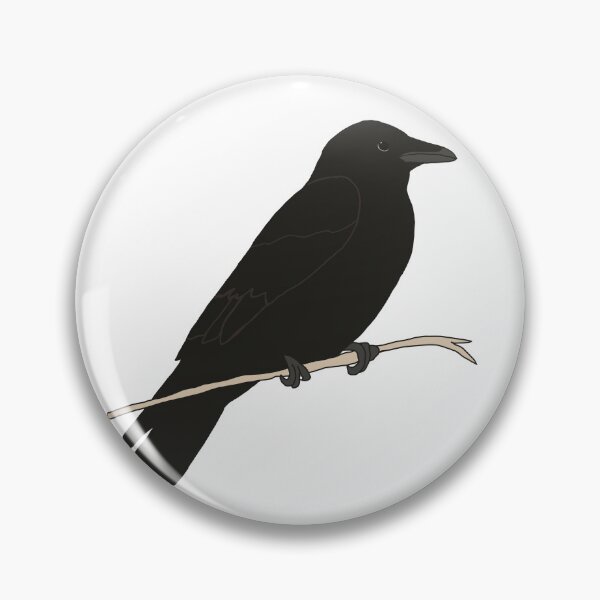 Item preview, Crow Digital Artwork – Comic Bird Illustration designed and sold by FarnwirbelArt.