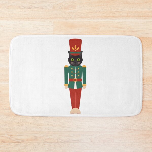 Item preview, Christmas Nutcracker Black Cat designed and sold by Qualali Studio.