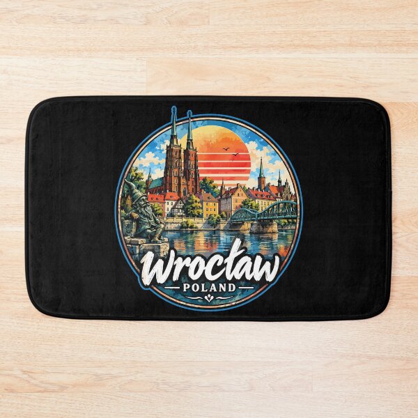 Item preview, Wroclaw Poland Travel Watercolor designed and sold by TomFrontierArt.
