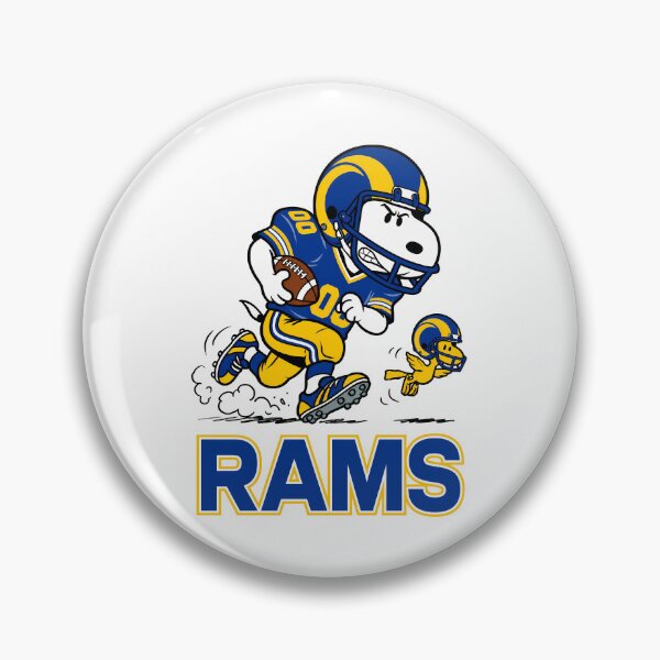 Item preview, Snoopy & Woodstock Los Angeles Rams Football Retro F089 designed and sold by GLUVY-THEME.