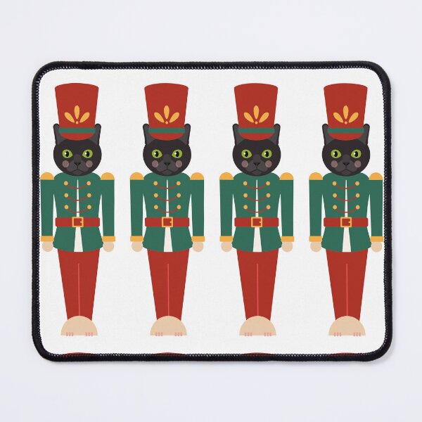 Item preview, Christmas Nutcracker Black Cat pattern designed and sold by Qualali Studio.